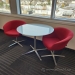 Red Steelcase Coalesse Box Contemporary Lounge Chair